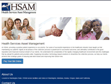 Tablet Screenshot of healthservicesassetmanagement.com